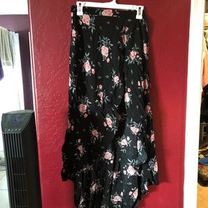 High low maxi skirt